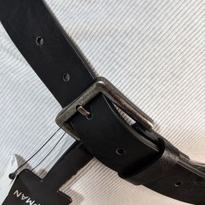 Topman Belt Black Large Extra Large